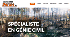 Desktop Screenshot of excavationsdarche.com